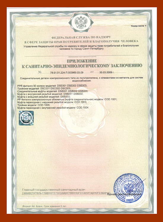 俄罗斯 认证 证书 (1)